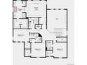 Second floor plan showing the layout of bedrooms and bathrooms, plus the primary suite and laundry at 16320 W 92Nd Cir, Arvada, CO 80007