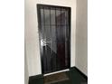 Exterior image of a secure black metal security door and frame at 10792 E Exposition Ave # 352, Aurora, CO 80012