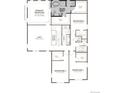 Second floor plan showcasing a primary bedroom, loft, three additional bedrooms, and a laundry room at 24768 E 40Th Ave, Aurora, CO 80019