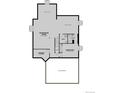 Basement floor plan offering a recreation room, bedroom, bathroom, storage and unfinished space at 24768 E 40Th Ave, Aurora, CO 80019
