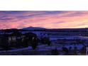 Breathtaking scenic view of the mountains at dusk, adding a touch of serenity and tranquility at 22962 Briar Leaf Ave, Parker, CO 80138