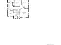 Upstairs floorplan features bedrooms, bathrooms, and a laundry at 22072 E 38Th Pl, Aurora, CO 80019
