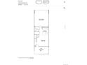 First floor layout featuring a 2-car garage, powder room, kitchen, great room, and patio at 2012 S Haleyville Way, Aurora, CO 80018