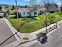 Charming exterior featuring a well-kept lawn and mature trees on a corner lot at 2201 Illinois St, Golden, CO 80401