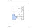 Second floor plan highlighted optional loft at 7438 S Yank Ct, Littleton, CO 80127