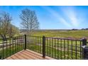 Deck overlooking fenced-in backyard with great views of the community at 12996 Banyon Cir, Parker, CO 80134