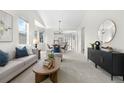 Bright, open-concept living area with modern decor and plenty of natural light at 3678 Shadow Cir, Castle Rock, CO 80109