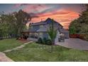 Large backyard with a covered patio area, a barbeque grill and ample green space perfect for entertaining and recreation at 20113 Edinborough Ct, Parker, CO 80138