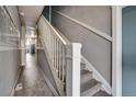Clean and well-lit stairwell with neutral walls and carpeting at 1341 N Washington St # 4, Denver, CO 80203