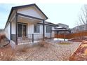 Backyard featuring a patio, gazebo, and rock landscaping at 7470 Blue Water Ln, Castle Rock, CO 80108