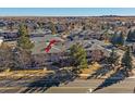 Aerial view showing condo location in the community at 770 Copper Ln # 206, Louisville, CO 80027