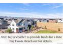 Beautiful, new construction homes in a suburban neighborhood with mountain views and modern design at 8353 Bijou Creek Ave, Littleton, CO 80125