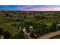Expansive aerial view of the property and the surrounding neighborhood, highlighting its location at 723 Brussels Dr, Parker, CO 80138