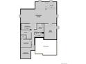 Basement floor plan featuring a recreation room, flex room, storage, optional bar, and a fourth bedroom at 8672 Pennycress Dr, Littleton, CO 80125