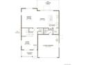 Detailed floor plan showcases open layout, featuring a great room, dining area, kitchen, and two-car garage at 24707 E 40Th Ave, Aurora, CO 80019