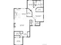 A detailed floorplan showing the layout of the house with dimensions for each room at 12340 Syracuse St, Thornton, CO 80602