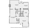 Detailed floor plan showcasing the layout of the home, including the living room, bedrooms, kitchen, and bathrooms at 3360 Magnolia St, Denver, CO 80207