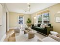 Bright living room with stylish furniture, hardwood floors, large windows and neutral decor at 2255 18Th St, Boulder, CO 80302