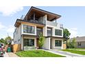 Contemporary townhome featuring a unique roof deck and modern architectural design at 2926 S Cherokee St, Englewood, CO 80110