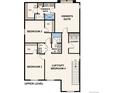 Upstairs floorplan showing owner's suite, bedrooms, bathrooms, laundry, and a loft at 19059 E 94Th Pl, Commerce City, CO 80022