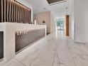 Welcoming lobby featuring a contemporary reception desk and modern architectural details at 891 14Th Street # 1712, Denver, CO 80202