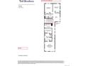 Dailey second floor plan with bedrooms, bathrooms, and laundry room at 612 Apex St, Erie, CO 80516