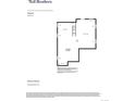 Floorplan of the basement featuring an unfinished area, dimensions, and optional window locations at 619 Scrubjay Cir, Castle Rock, CO 80104