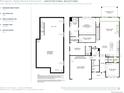 Detailed floor plan showcasing the layout of the home, including room dimensions at 619 Scrubjay Cir, Castle Rock, CO 80104