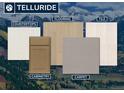 This photo showcases the available interior design selections, including flooring, countertops, and tile at 414 Clear Bell Ln, Monument, CO 80132