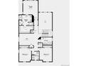 Second floor plan features a primary suite, a loft, two bedrooms, two bathrooms, and laundry room at 3351 N Buchanan Way, Aurora, CO 80019