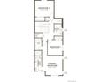 This second floor plan shows three bedrooms, two bathrooms, and a conveniently located laundry area at 17095 E Alameda Pkwy, Aurora, CO 80017