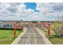 A community entrance sign reading 'Blackstone Ranch' welcomes residents and guests to the neighborhood at 56375 E 22Nd Pl, Strasburg, CO 80136