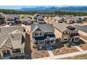 Residential area showcasing a beautiful home nestled among other houses and green trees at 668 Sage Forest Ln, Monument, CO 80132