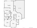 Floor plan of the second floor of the home, highlighting the primary bedroom, loft, and additional bedrooms at 7858 Oban Ct, Lone Tree, CO 80124
