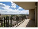 Enjoy beautiful views from this large, sunny balcony at 14390 E Marina Dr # 601, Aurora, CO 80014