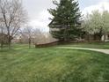 Expansive green space showcasing well-maintained lawns, mature trees, and a walking path at 10522 Stoneflower Dr, Parker, CO 80134