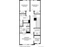 Third floor plan with primary suite, laundry room, and two additional bedrooms at 694 Saddle Dr, Erie, CO 80516