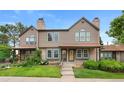 Charming two-story townhome with brick accents, well-maintained landscaping, and inviting curb appeal at 17151 E Stanford Ave # B, Aurora, CO 80015