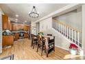 Kitchen with stainless steel appliances and an island at 5482 Wetlands Dr, Frederick, CO 80504