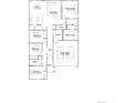 Detailed floor plan showcasing the layout of the bedrooms, kitchen, living spaces, and garage at 21935 E 39Th Pl, Aurora, CO 80019