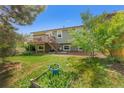 A beautiful green backyard at 18771 Mexico E Dr, Aurora, CO 80017