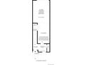 Detailed floor plan of a home's entry level including a 2-car tandem garage, foyer, and porch with 9' ceiling height at 20578 E 63Rd Ave, Aurora, CO 80019