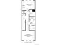 Upper-level floor plan featuring bedrooms, baths, laundry area, and walk-in closet, with 9' ceiling height at 20578 E 63Rd Ave, Aurora, CO 80019