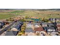 Residential neighborhood with views of open space, greenbelts, and tennis courts at 5900 Haywagon Ln, Castle Rock, CO 80108