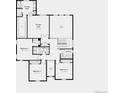 Upper floor plan featuring primary suite, three bedrooms, and laundry room at 4237 Ridgewalk Pt, Castle Rock, CO 80108
