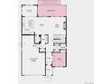 Main floor plan showcasing kitchen, dining, great room, study, and 3-car tandem garage at 4237 Ridgewalk Pt, Castle Rock, CO 80108
