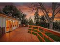 Enjoy outdoor living on this spacious wooden deck, perfect for relaxing and entertaining with great views at 4095 Field Dr, Wheat Ridge, CO 80033