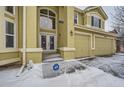 House entrance with double doors and a security system at 17624 E Peakview Ave, Aurora, CO 80016