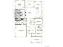 Detailed floor plan showcasing the layout of the main floor, including bedrooms, kitchen, and living spaces at 5508 Tamarack Ave, Firestone, CO 80504