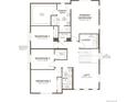 Second-floor layout includes a primary bedroom with en-suite bath, loft and three additional bedrooms at 465 S Salida St, Aurora, CO 80017